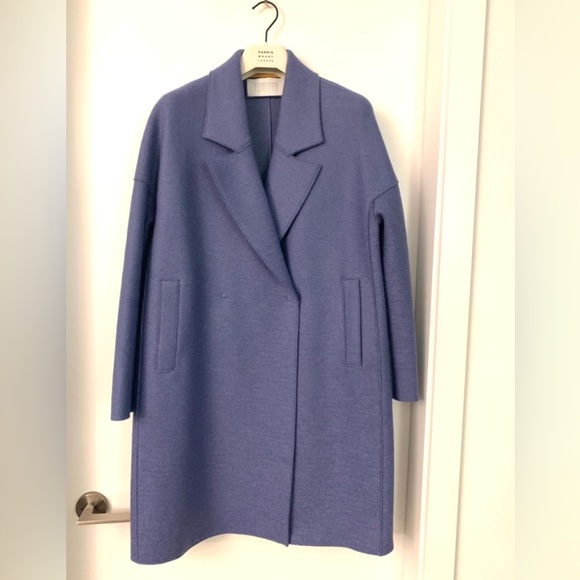 Harris Wharf London over sized fitted coat. - Picture 5 of 7